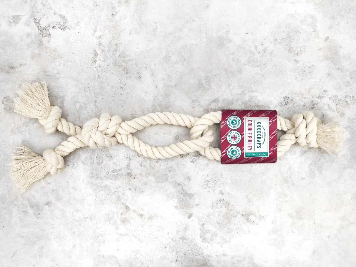 Goodchaps Double Pulley Dog Rope Toy