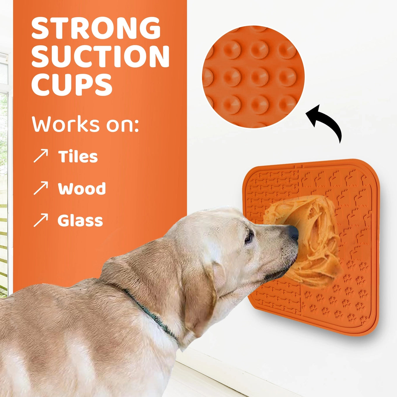 Our Dogs Life Lick Mat For Dogs with Spreader & Brush