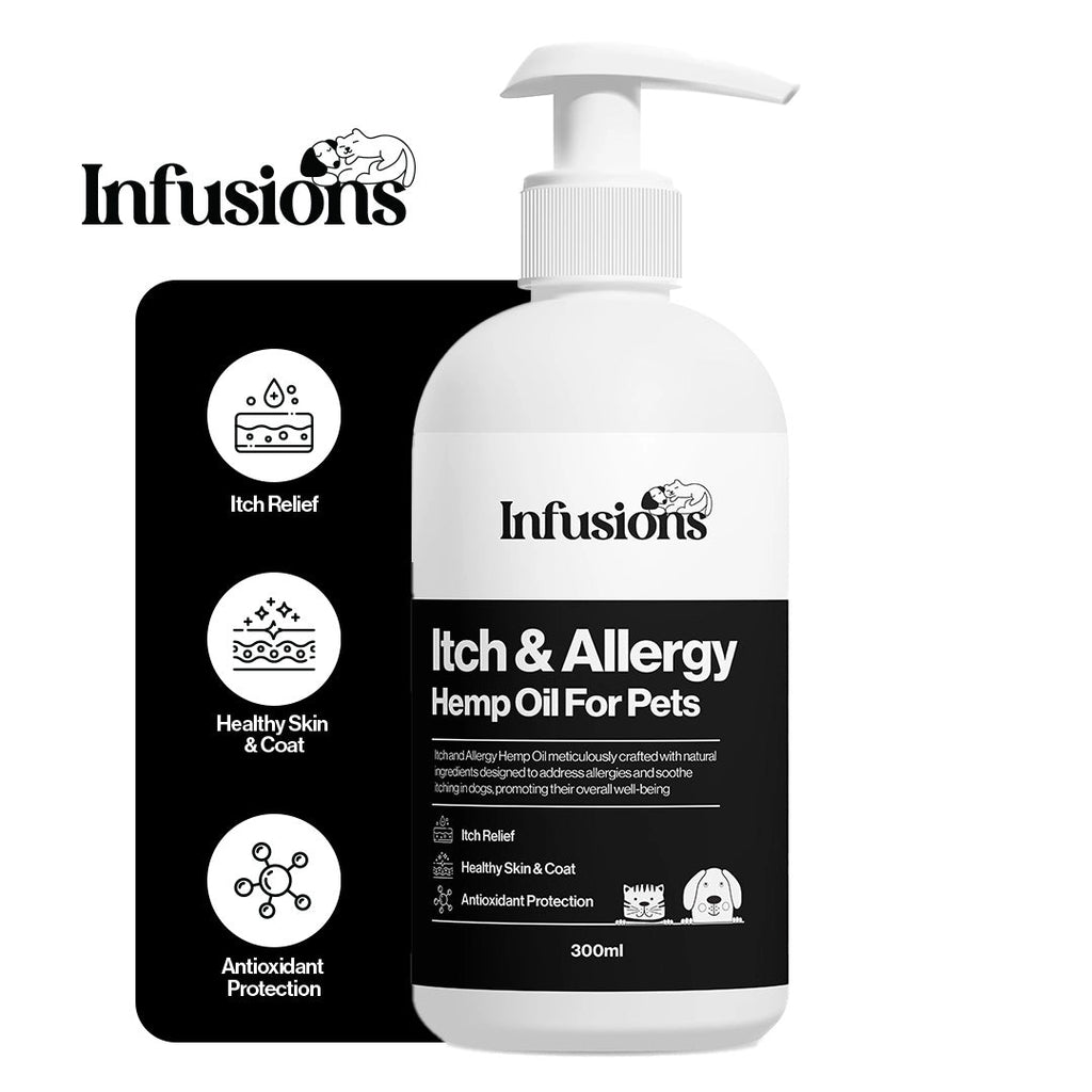 Infusions Itch & Allergy Hemp Oil For Pets
