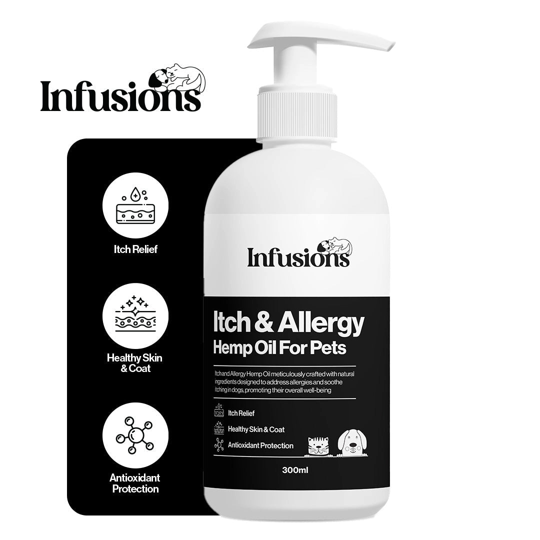 Infusions Itch & Allergy Hemp Oil For Pets
