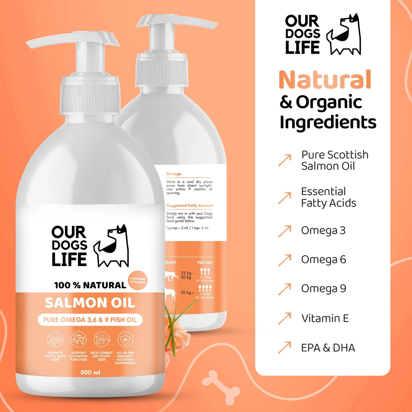 Our Dogs Life Salmon Oil for Dogs
