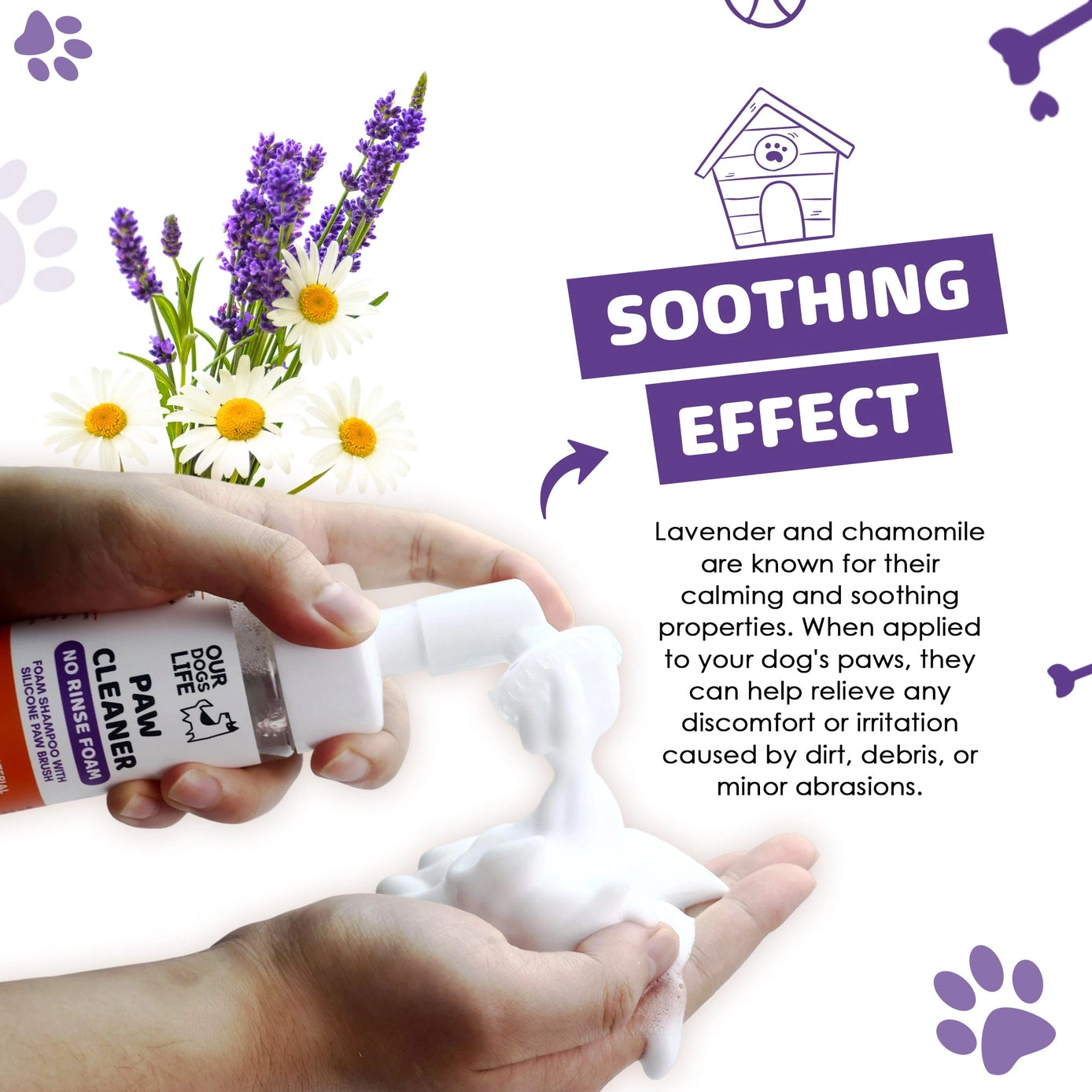 Our Dogs Life Paw Cleaner Shampoo with Towel
