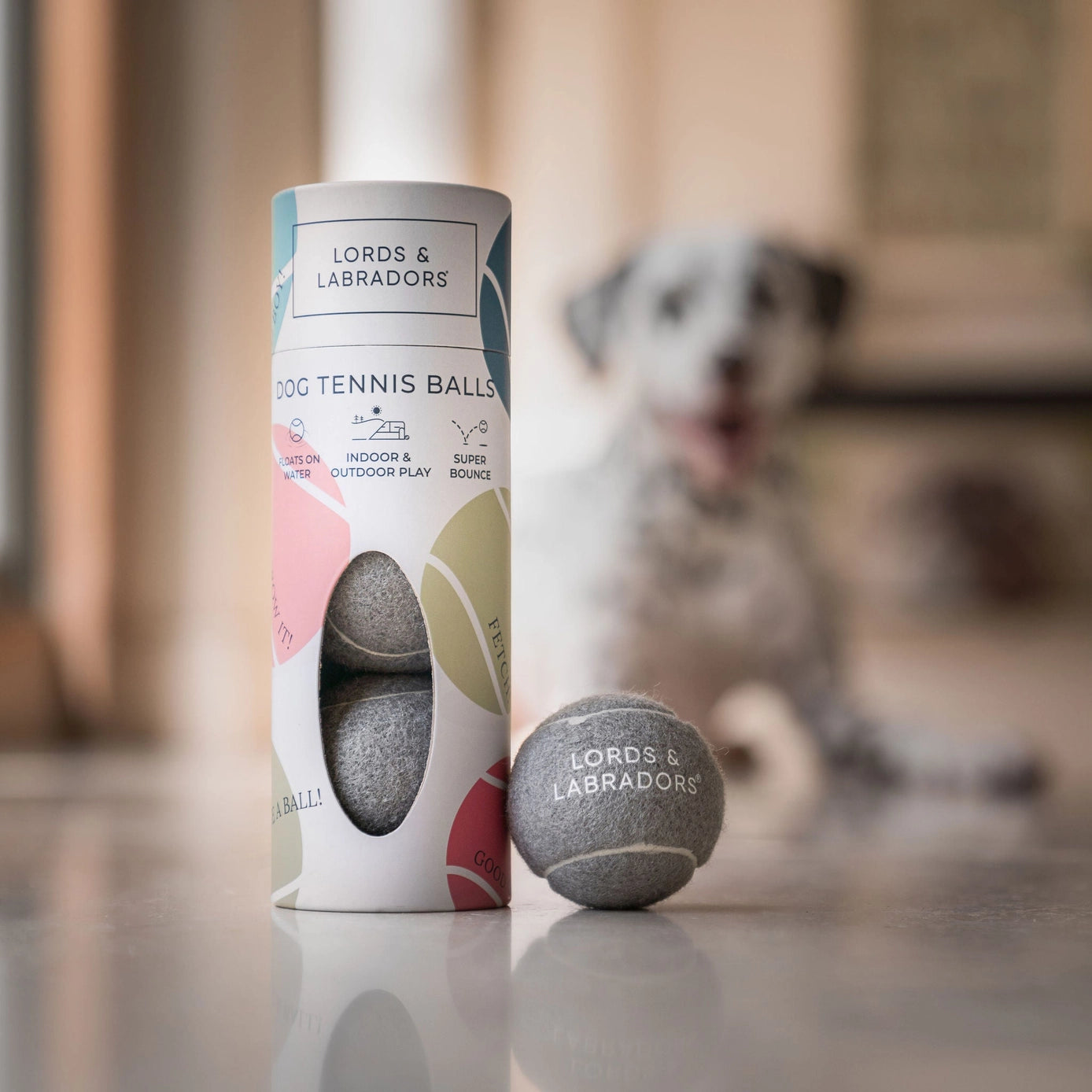Lords and Labradors Super Bounce Tennis Balls 3 Pack