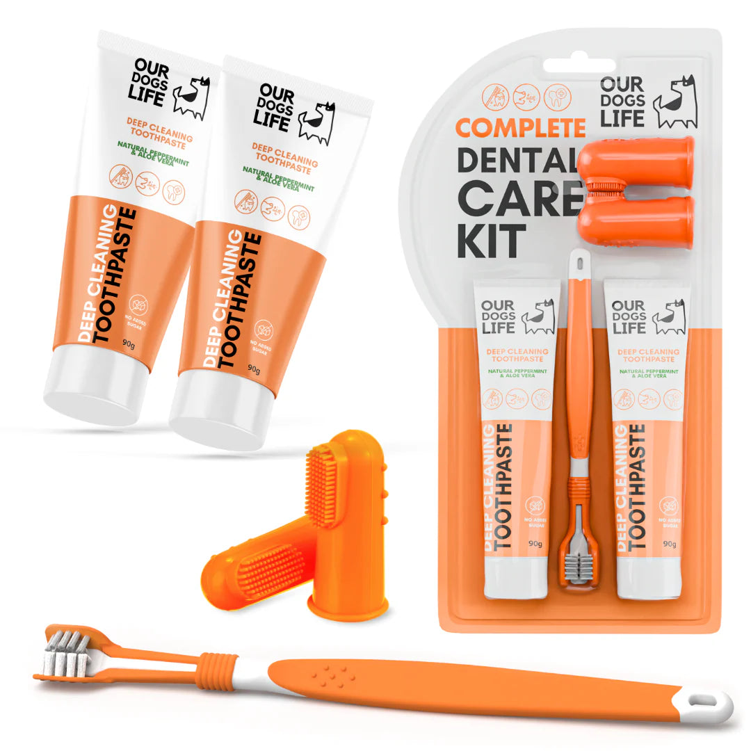 Our Dogs Life Dog Toothbrushes and Toothpaste