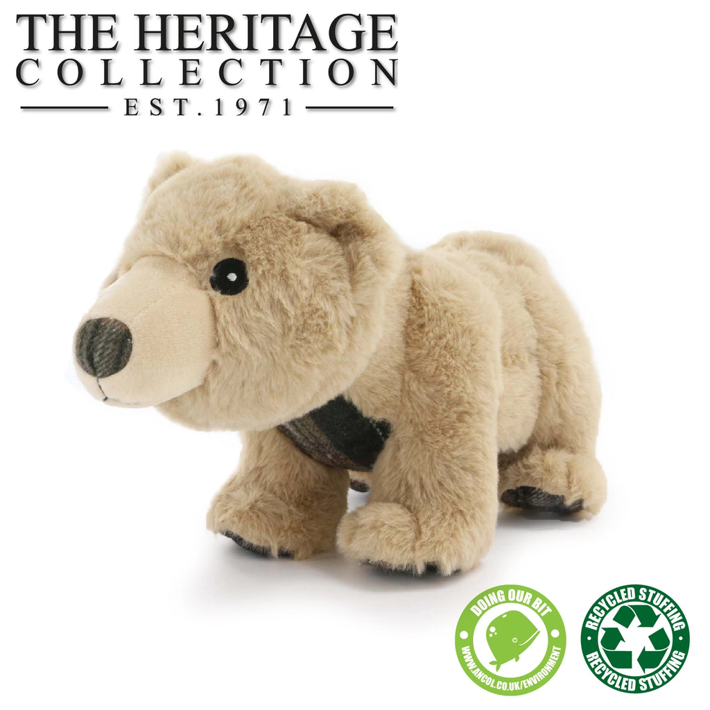 Ancol Heritage Collection Tartan Bear with Squeak