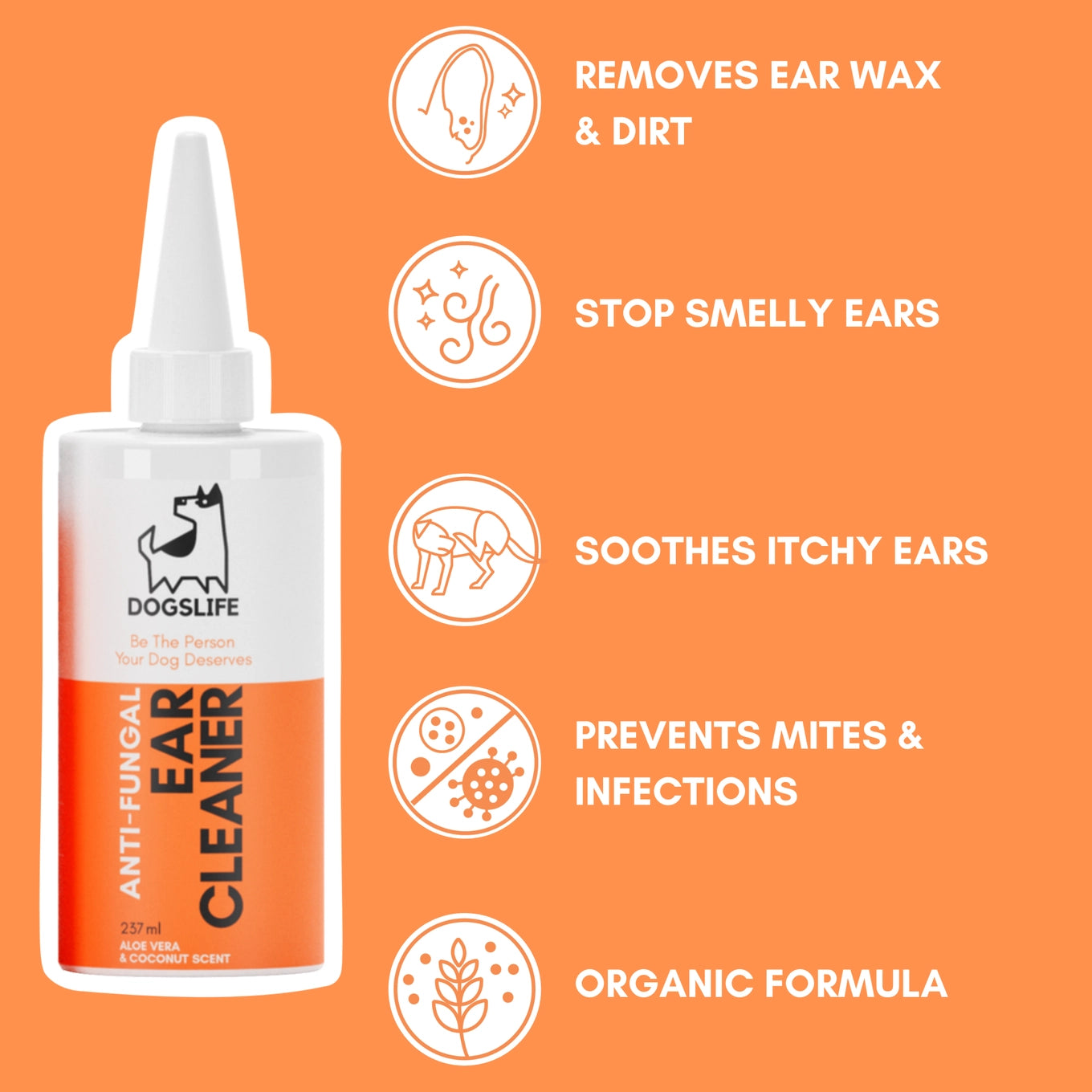 Our Dogs Life Anti-Fungal Ear Cleaner