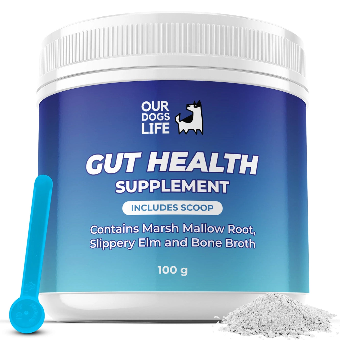 Our Dogs Life Gut Health Powder Supplement For Dogs