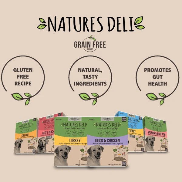 Natures Deli Adult Grain Free Salmon & White Fish 395g