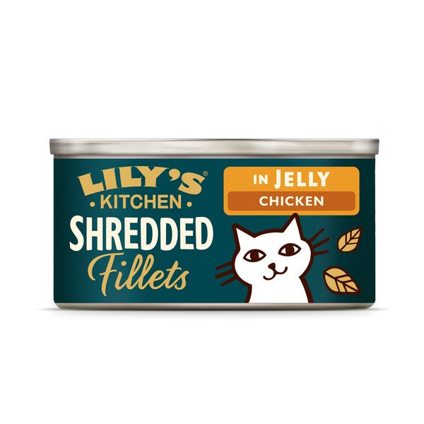 Lilys Kitchen Cat Shredded Fillets Chicken in Jelly 70g