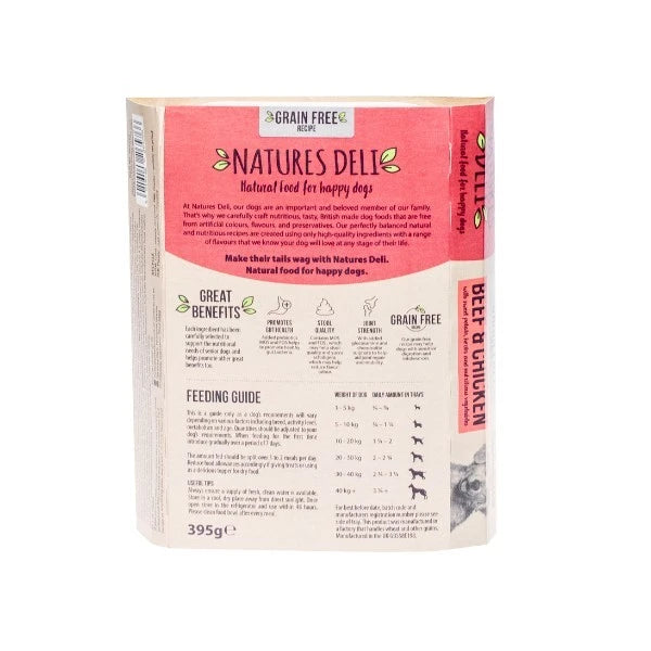 Natures Deli Grain Free Senior Chicken 395g