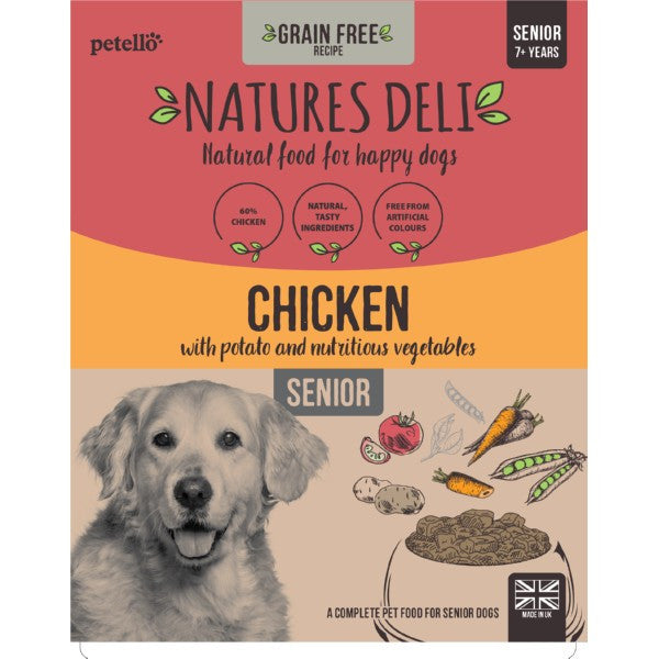 Natures Deli Grain Free Senior Chicken 395g