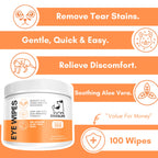 Our Dogs Life Eye Wipes For Dogs