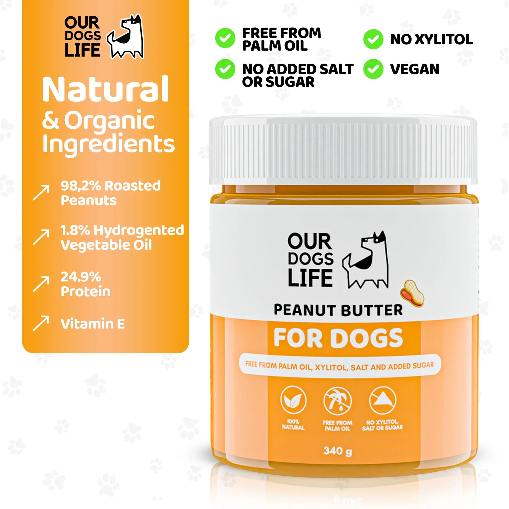 Our Dogs Life Peanut Butter For Dogs