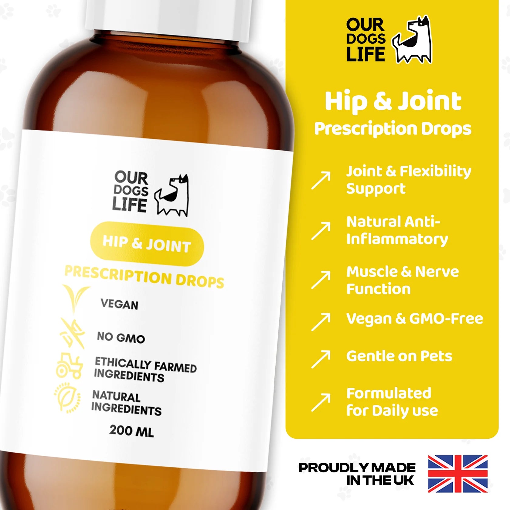 Our Dogs Life Joint & Hip Supplement Drops for Dogs