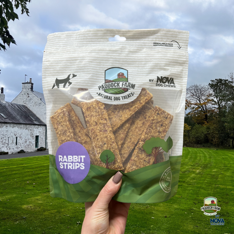 Paddock Farm 100% Rabbit Strips (500g)