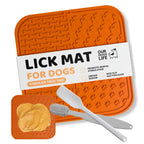Our Dogs Life Lick Mat For Dogs with Spreader & Brush