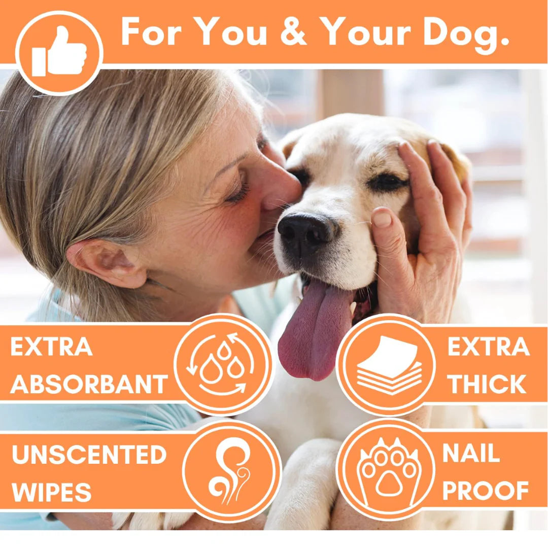 Our Dogs Life Unscented Dog Grooming Wipes
