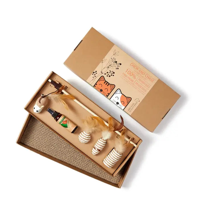 Just Catnip - Chew and Chase Catnip Play Set