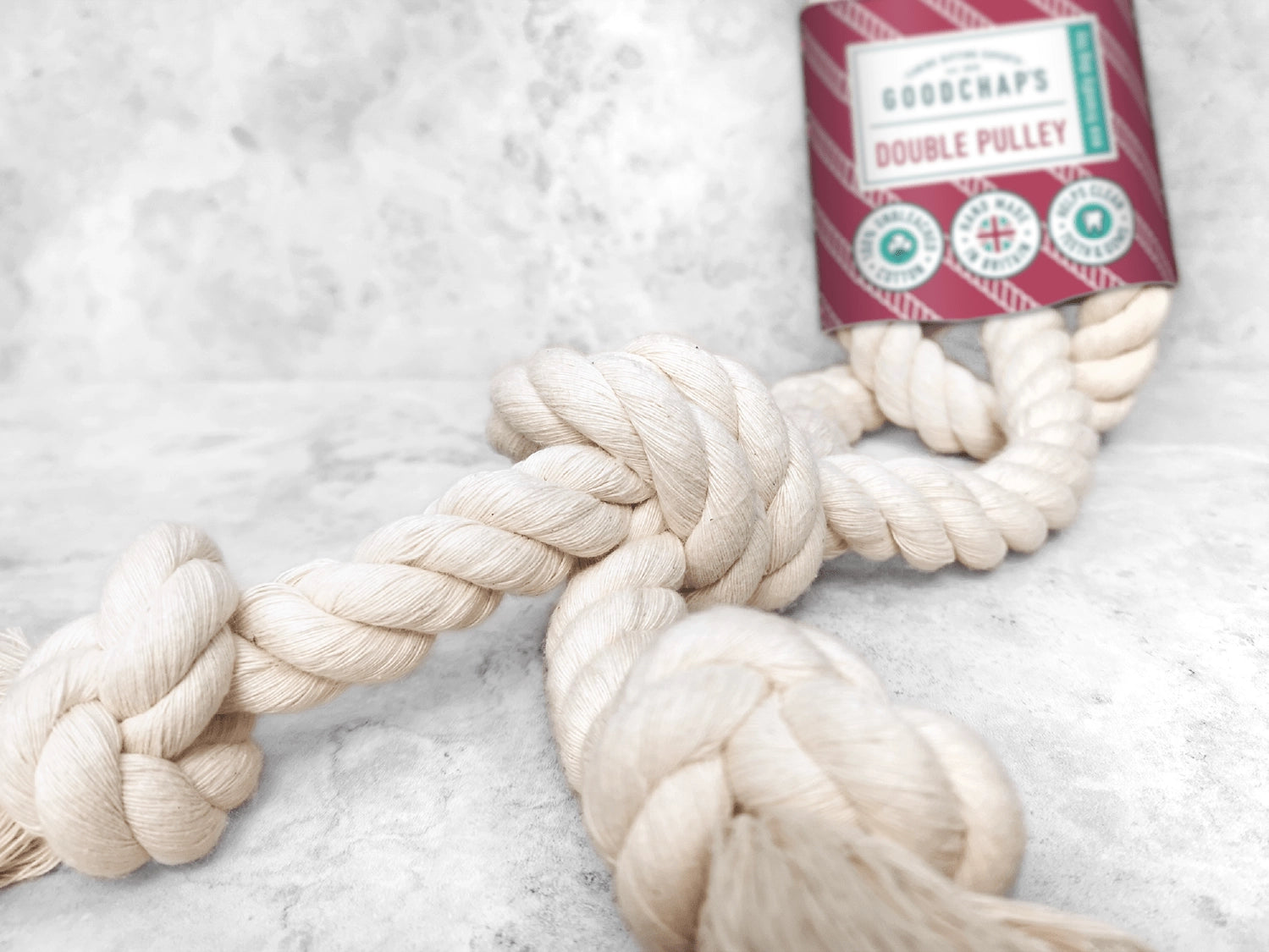 Goodchaps Double Pulley Dog Rope Toy