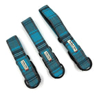 Barkley and Fetch Turquoise and Grey Tartan Dog Collar