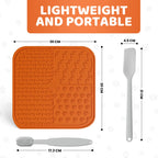Our Dogs Life Lick Mat For Dogs with Spreader & Brush