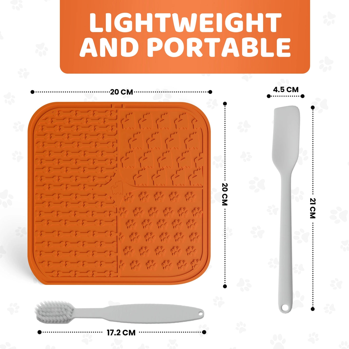 Our Dogs Life Lick Mat For Dogs with Spreader & Brush
