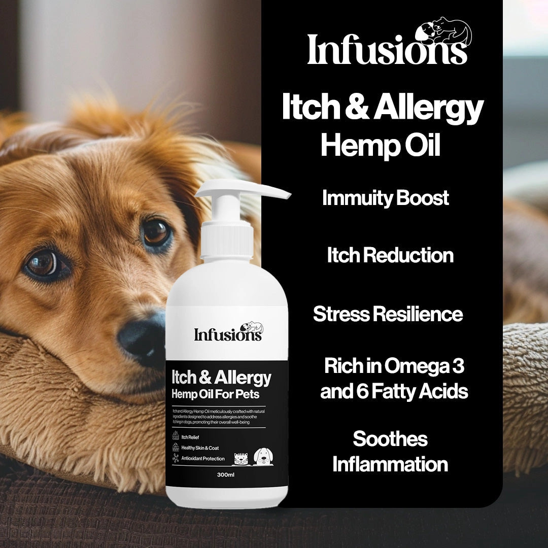 Infusions Itch & Allergy Hemp Oil For Pets