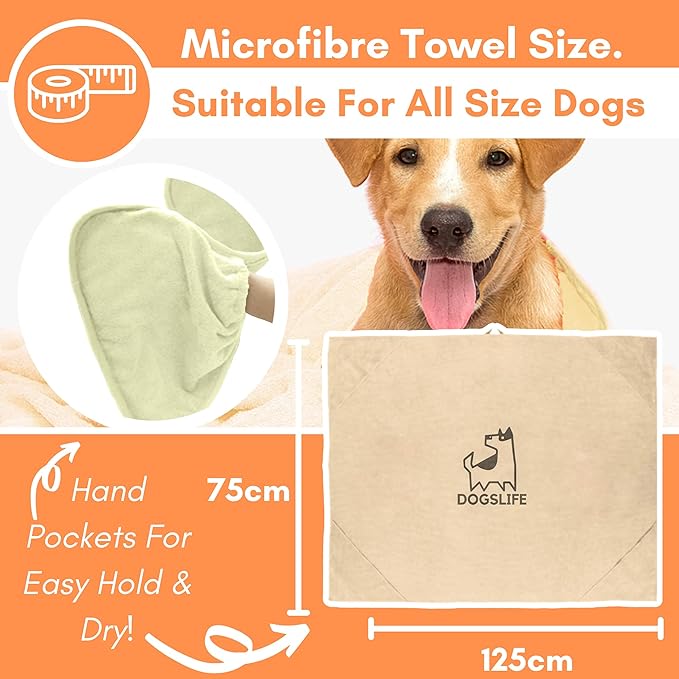 Our Dogs Life Microfibre Dog Towel
