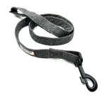 Barkley and Fetch Grey Herringbone Dog Lead