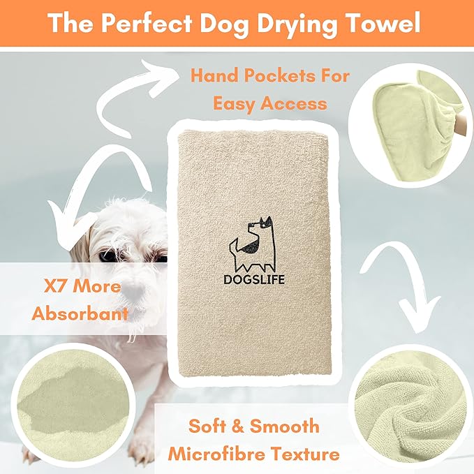 Our Dogs Life Microfibre Dog Towel