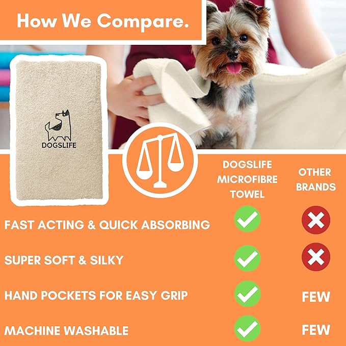Our Dogs Life Microfibre Dog Towel