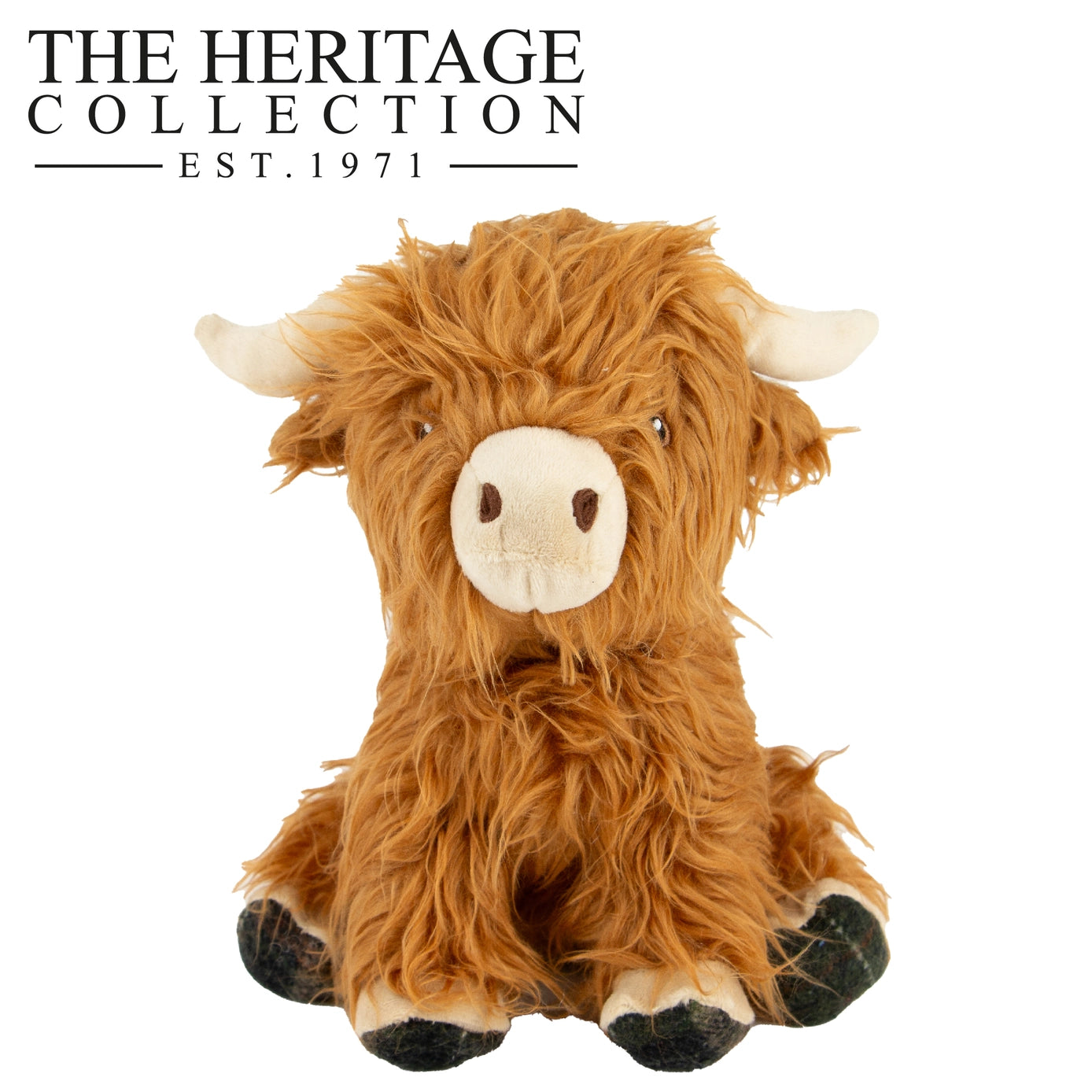 Ancol Heritage Collection Fergus the Highland Cow with Squeak