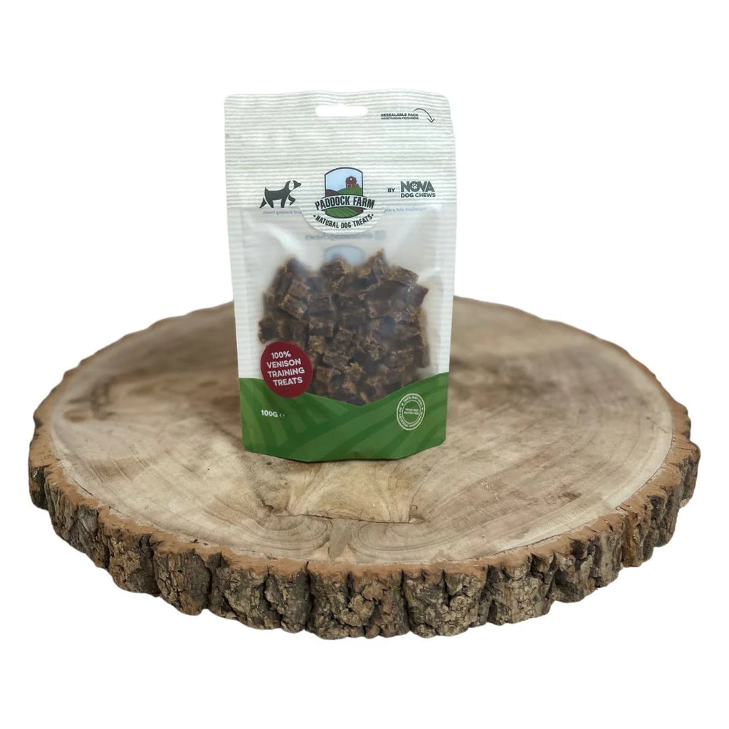 Paddock Farm 100% Venison Training Treats - 100g