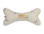 Earthbound Squeaky Bone Toy Stag Grey