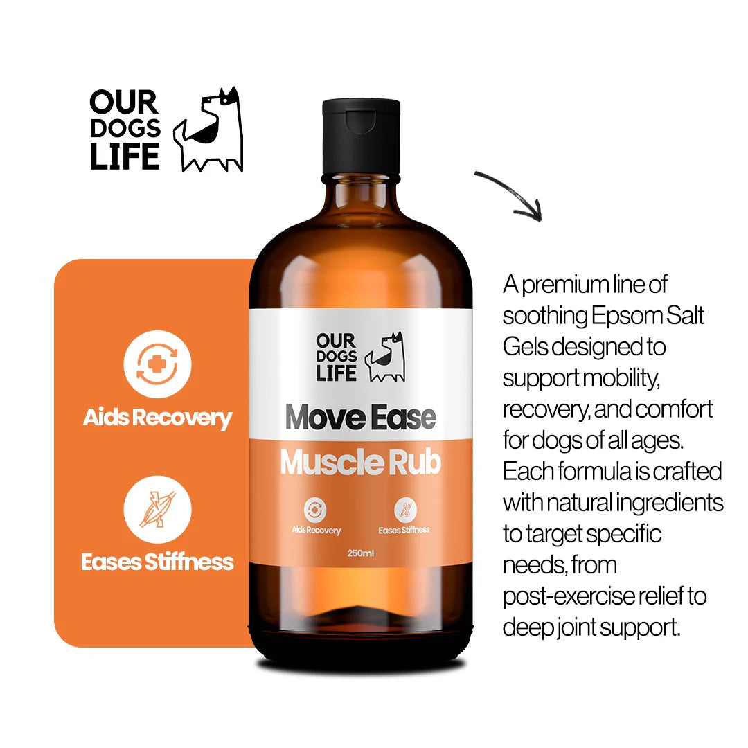 Our Dogs Life Epsom Salt Gel MoveEase Muscle Rub