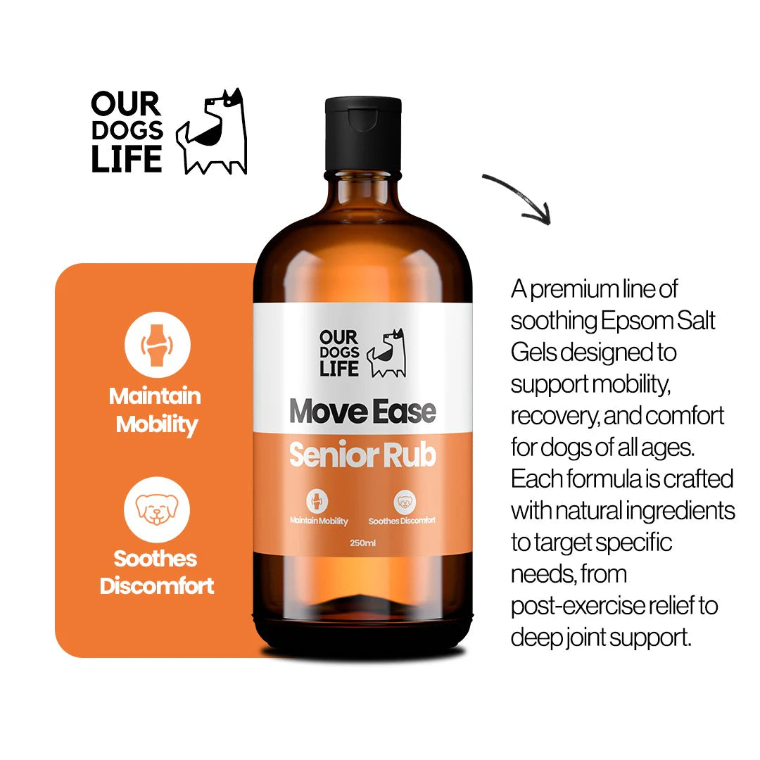 Our Dogs Life Epsom Salt Gel️ MoveEase Senior Deep Relief Rub