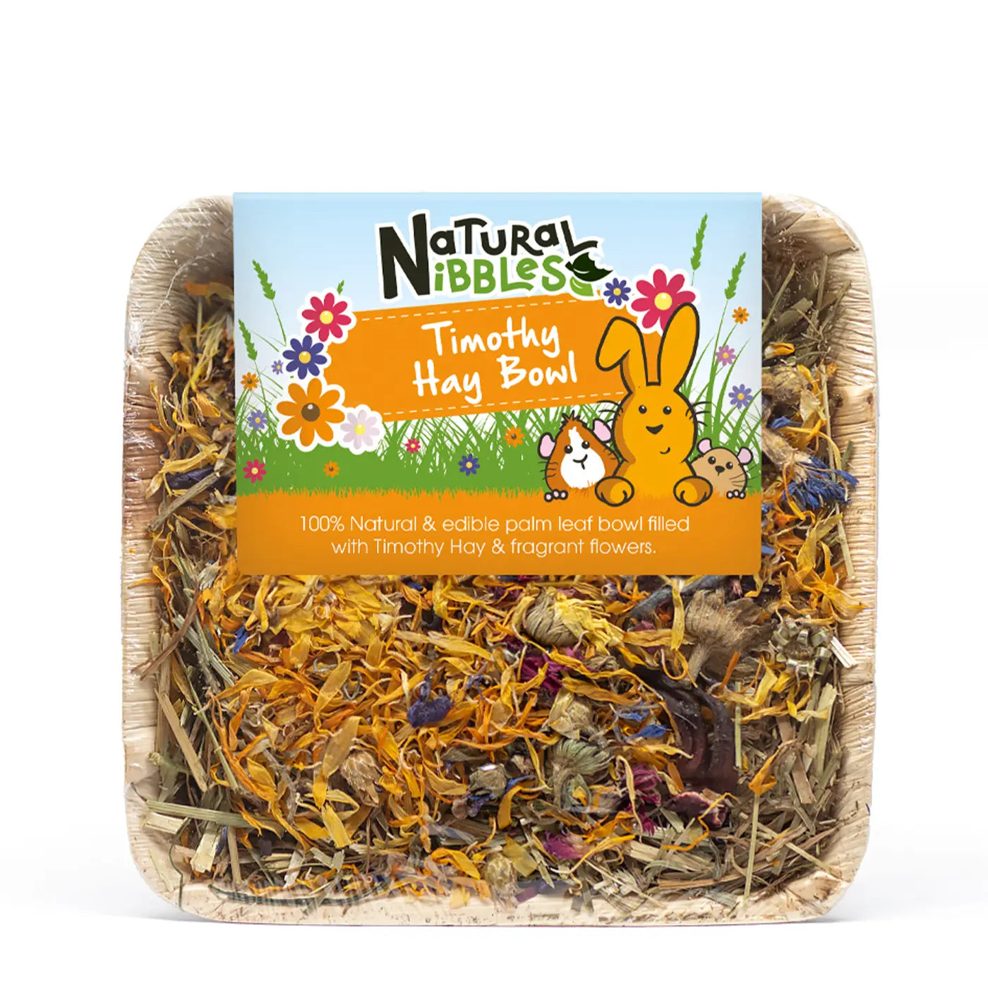 Natural Nibbles - Timothy Hay Bowl For Rabbits & Small Pets