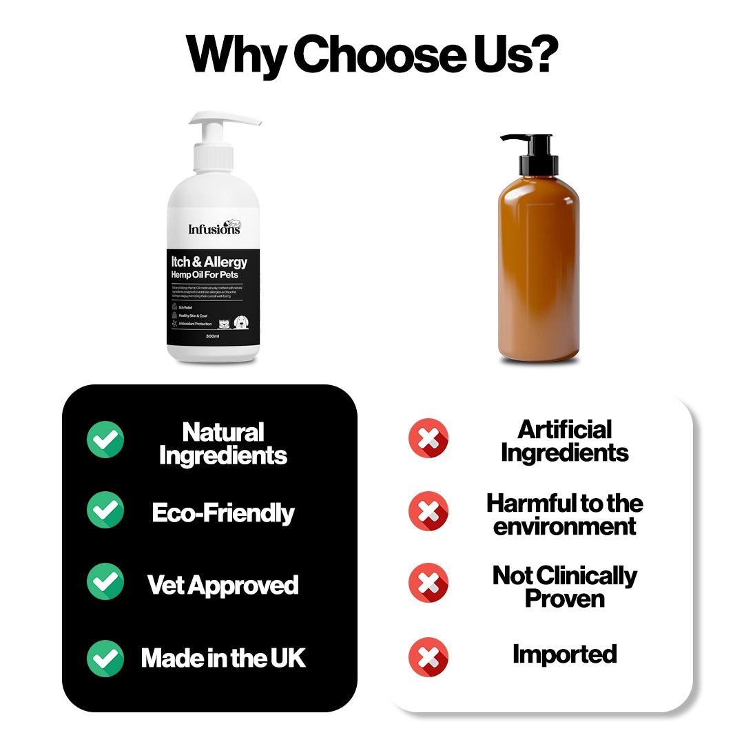 Infusions Itch & Allergy Hemp Oil For Pets