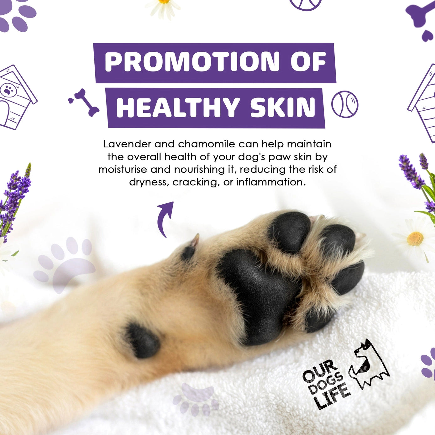 Our Dogs Life Paw Cleaner Shampoo with Towel