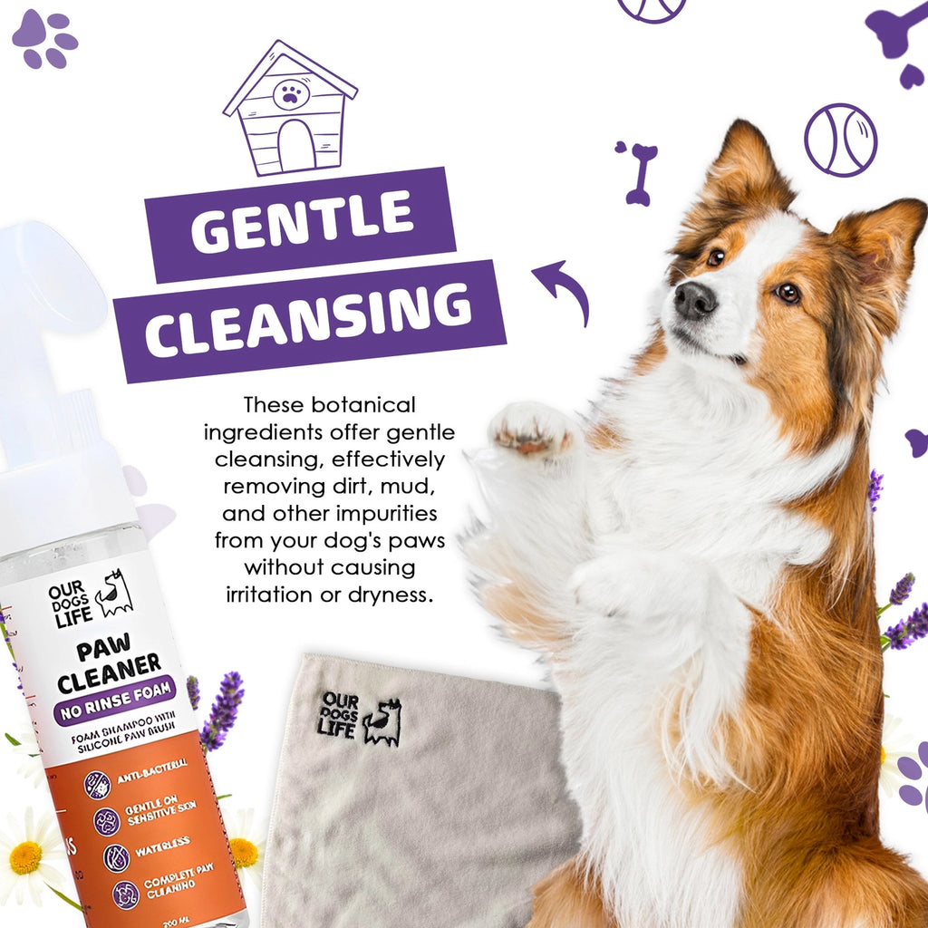 Our Dogs Life Paw Cleaner Shampoo with Towel