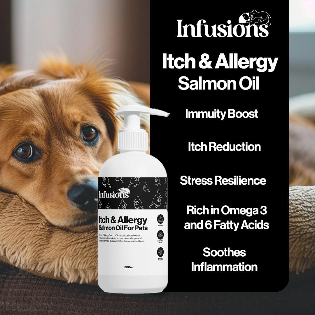 Infusions Itch & Allergy Salmon Oil For Pets
