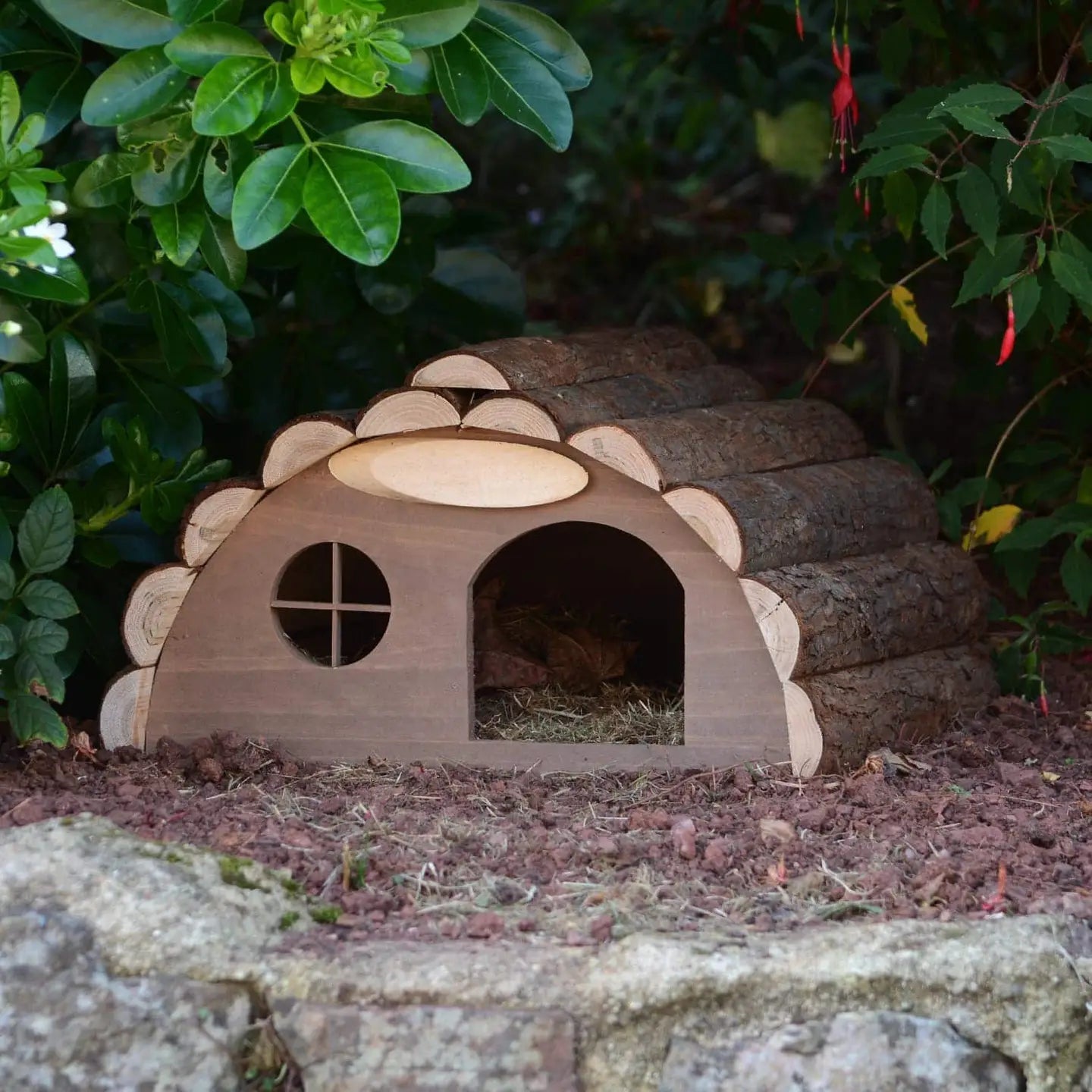 Wooden Hedgehog Outdoor Shelter