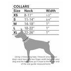 Barkley and Fetch Pale Blue Herringbone Dog Collar