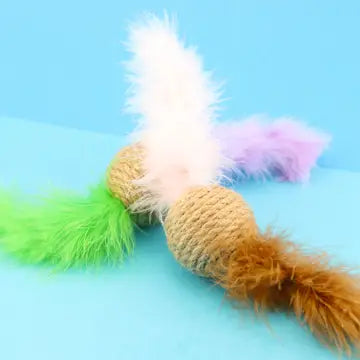 Meow Avenue Rattle & Feathers