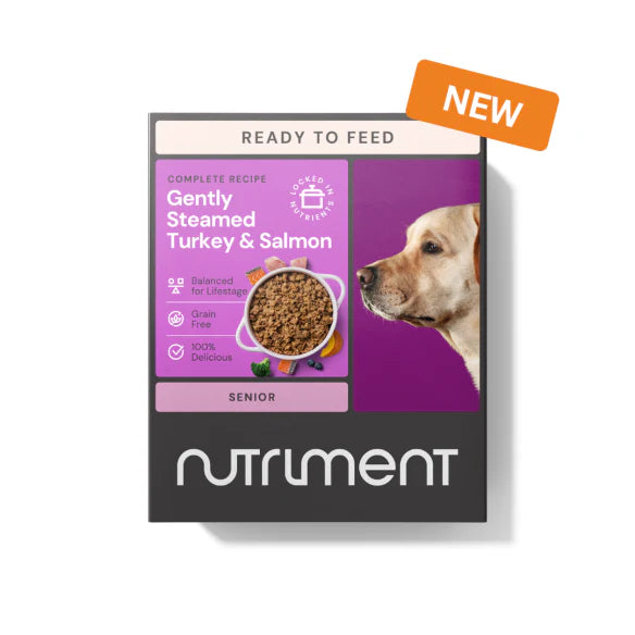 Nutriment Gently Steamed Senior Turkey and Salmon 395g