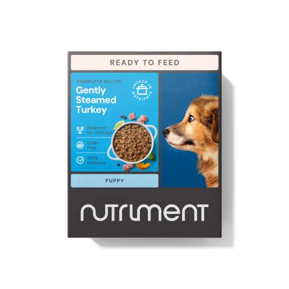 Nutriment Gently Steamed Puppy Turkey 395g